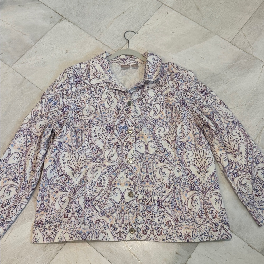 Chico's Multicolor Paisley Jacket - image 2